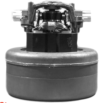 116196-00 5.7" Single Stage By-Pass Vacuum Motor