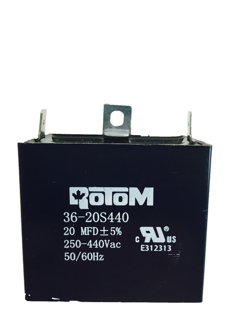36-20S440 20MFD Square Run Capacitor