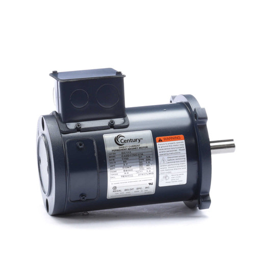 DC111 Permanent Magnet SCR Rated Totally Enclosed C-Face Motor 1/4 HP