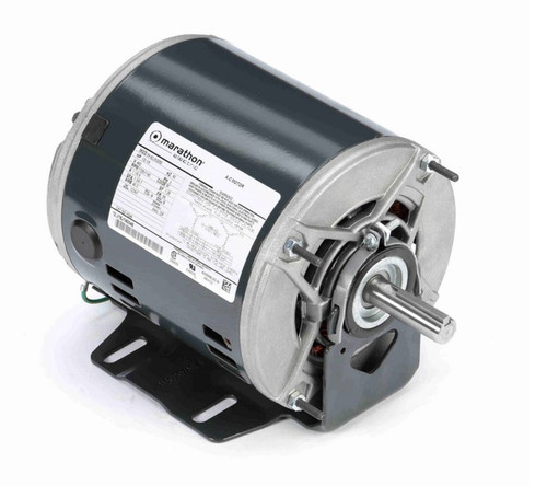 K546 1/2 -1/6 hp 1800/1200 RPM 56 Frame 460V ODP Resilient Mount Marathon Motor