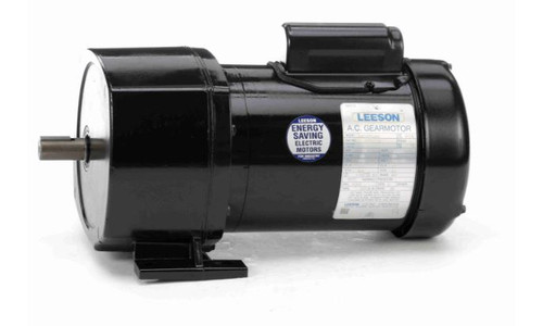 107010.00 LEESON PARALLEL SHAFT GEARMOTOR 0.33 HP 59 RPM 48Y FRAME