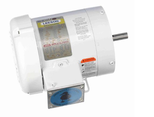 112429.00  Leeson White Duck General Purpose Motor 0.50 HP 1800 RPM 56C Frame