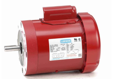 113290.00 LEESON AGRICULTURAL MOTOR 0.33 HP 1800 RPM 56C FRAME