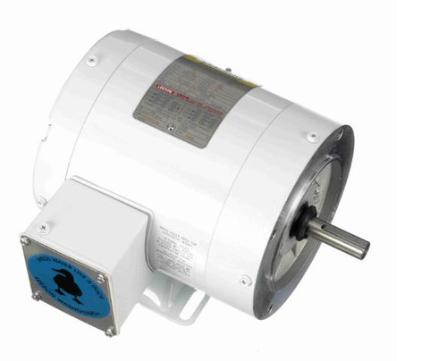 113586.00 Leeson White Duck General Purpose Motor 0.50 HP 1800 RPM 56C Frame