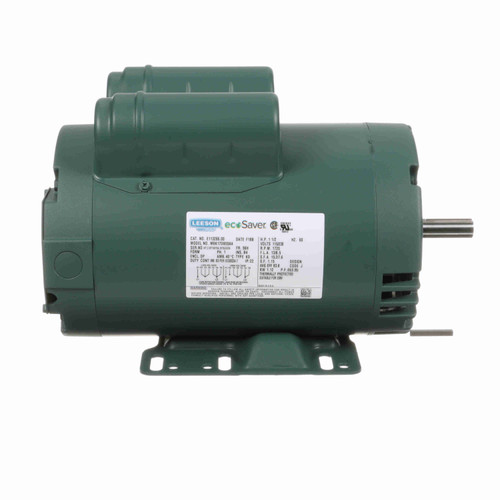 E113266.00 Leeson Ecosaver General Purpose Motor 1.5 HP 1800 RPM 56H Frame