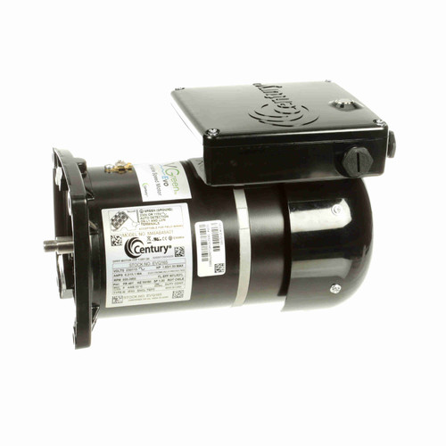 EVQ165 Century Electric Vgreen Variable Speed Motors Pool Pump Motor 1.65/1.5 HP 48Y Frame