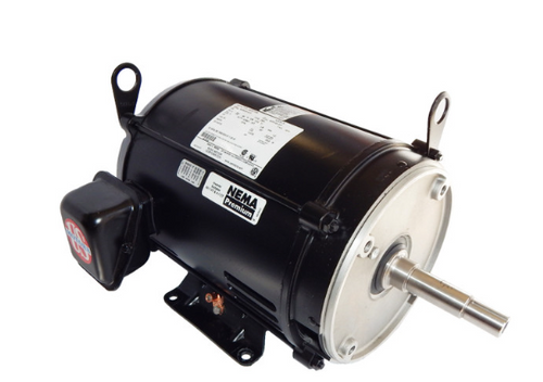 EEQK1000 US Motors(Pentair EQ 357070 Replacement) 10 hp 3525 RPM 3-phase 213JMZ Frame 208-230V/460 Close-Coupled Pool Pump Motor