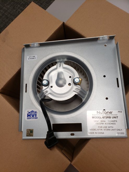 S97017709 BROAN-NUTONE FAN ASSEMBLY