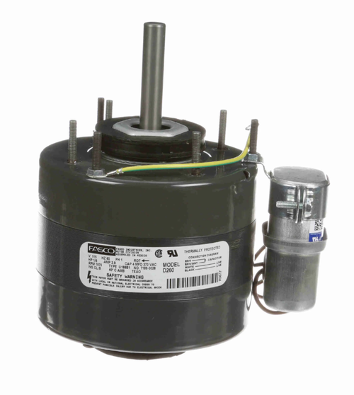 D260 5.0 Diameter Ventilator and Unit Heater Motor 1/6 HP