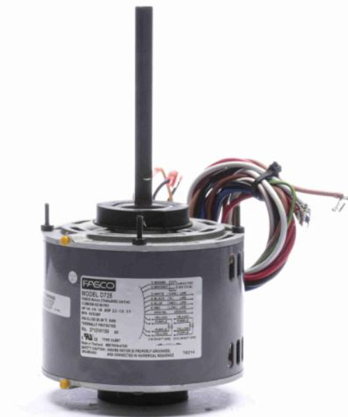 D740 5.6 Diameter Condenser Fan Motor 1/2 HP