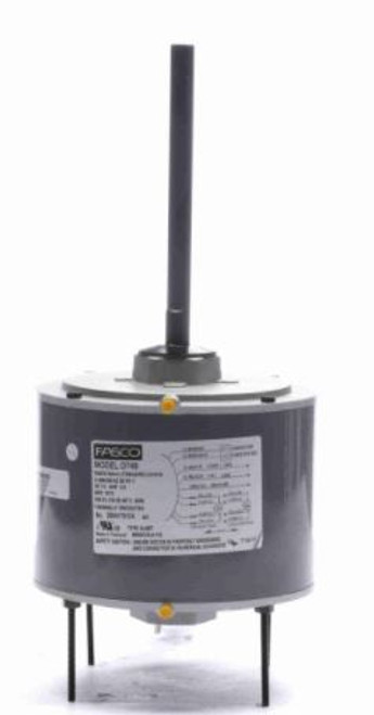 D748 Fasco Condenser Fan Motor 1/3 HP 1075 RPM 48 Frame