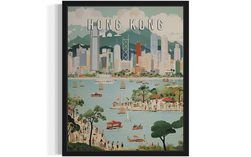 Hong Kong Art Print Poster 3