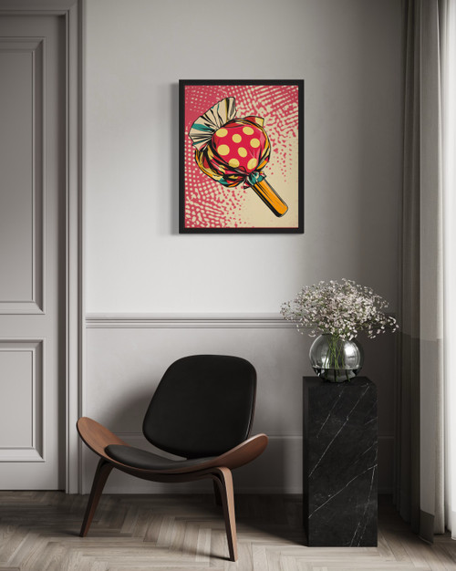 Candy Wrapper Wall Art Print Poster