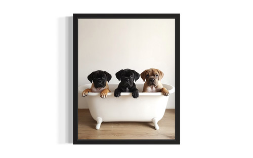 American Mastiff wall art poster print