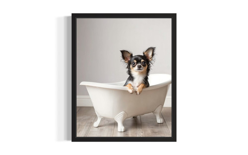 Chihuahua Black wall art poster print