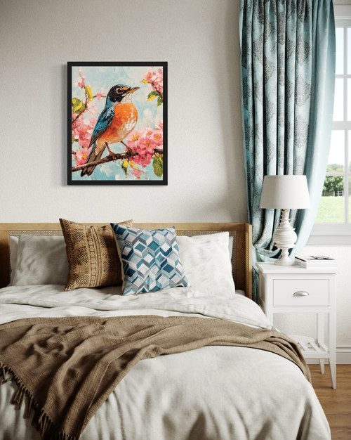 American Robin Wall Art Print Poster
