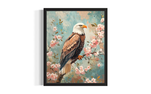 Bald Eagle wall art poster print