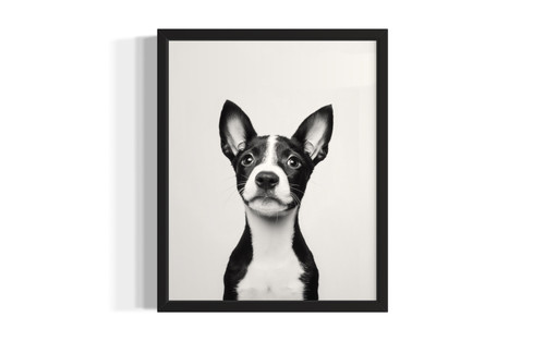 Basenji wall art poster print