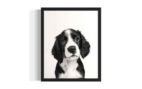 English Springer Spaniel wall art poster print