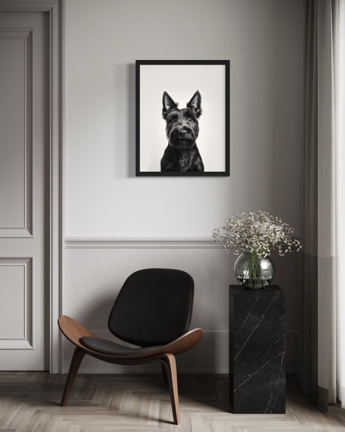 Scottish Terrier  Wall Art Print Poster