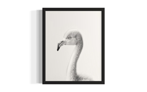Flamingo wall art poster print