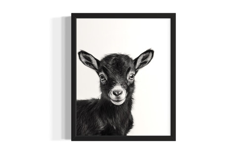 Goat wall art poster print