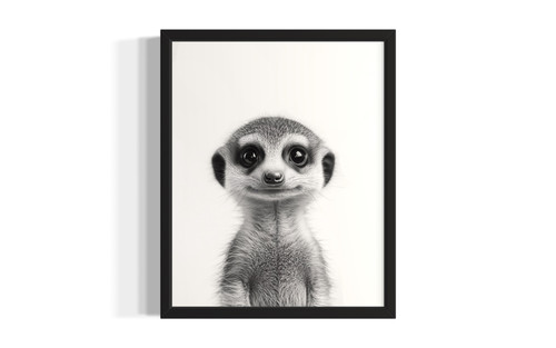 Meerkat wall art poster print