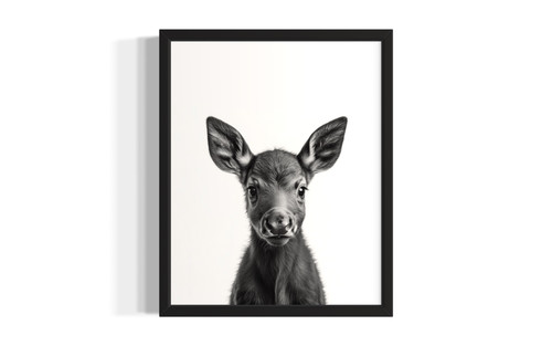 Moose wall art poster print