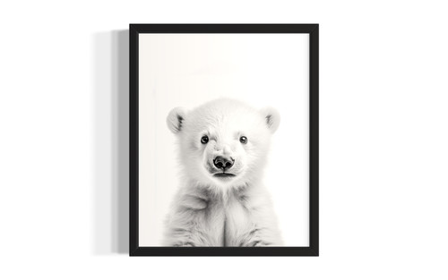 Polar Bear wall art poster print