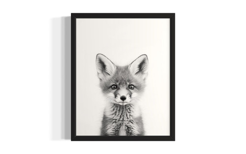 Red Fox wall art poster print