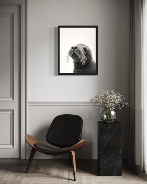 Walrus Wall Art Print Poster