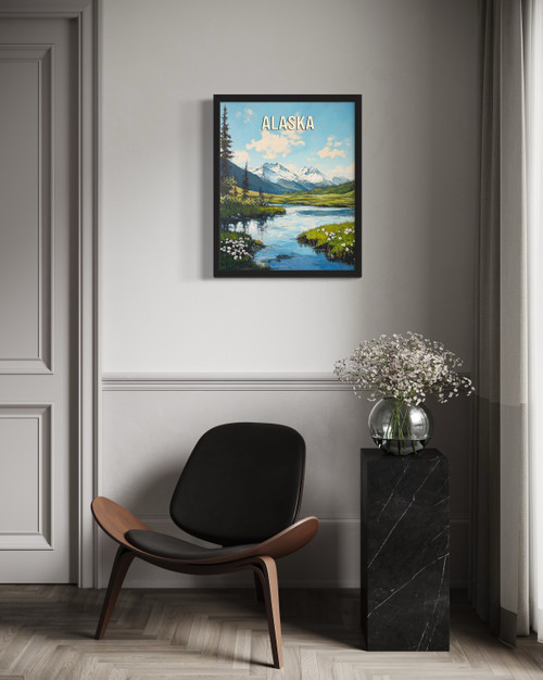 Alaska Spring Wall Art Print Poster