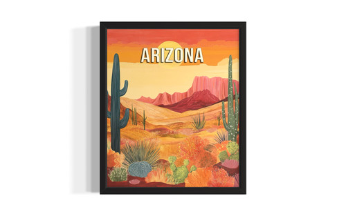 Arizona wall art poster print