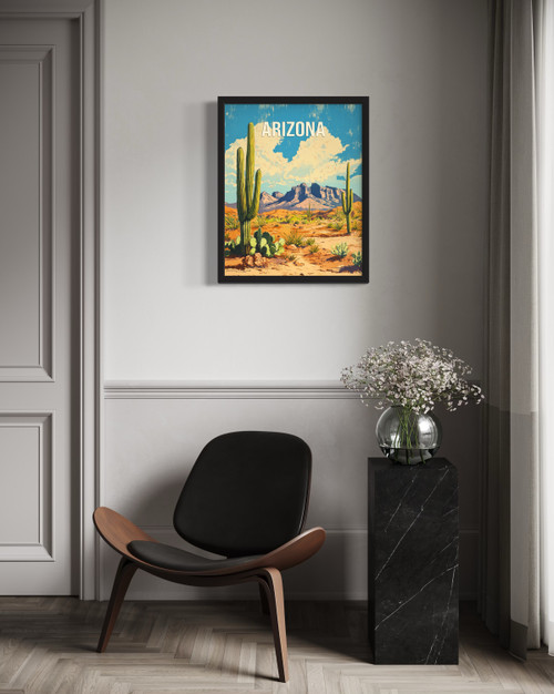 Arizona Desert Wall Art Print Poster