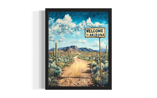 Arizona Sign wall art poster print