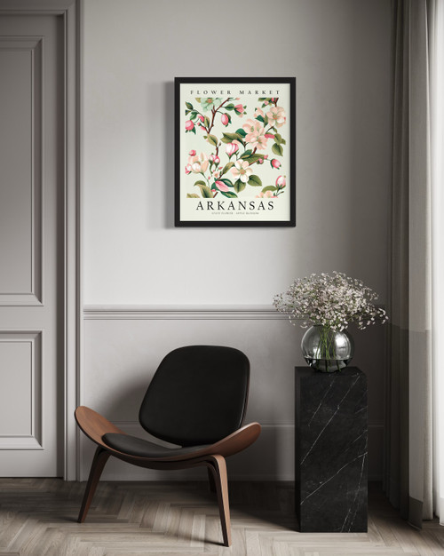 Arkansas Flower Market Wall Art Print Poster