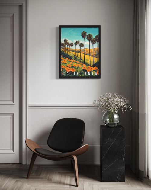 California Summer Wall Art Print Poster