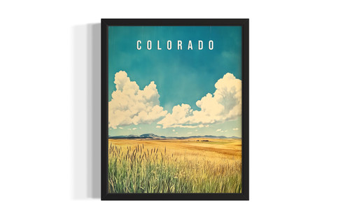 Colorado Great Plains wall art poster print