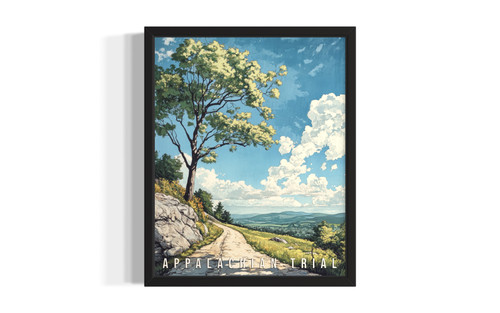 Connecticut Appalachian Trail wall art poster print
