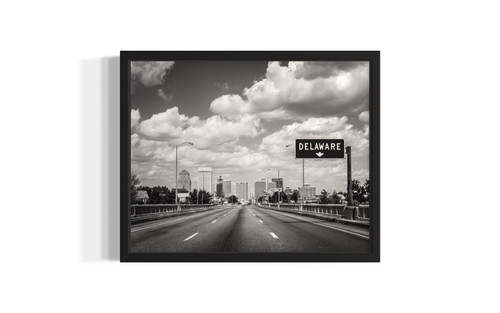 Delaware Highway wall art poster print