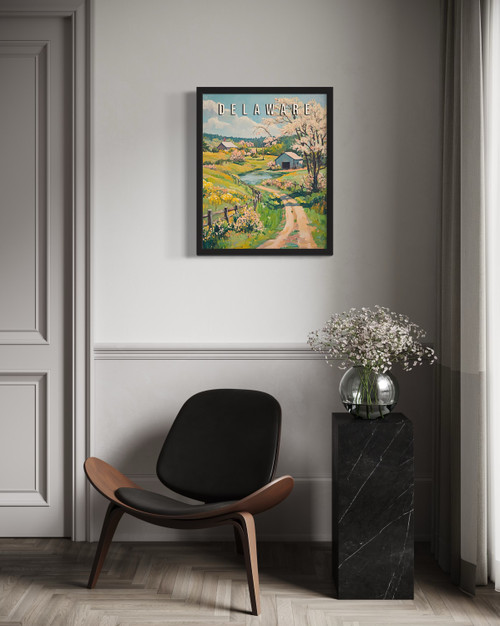 Delaware Spring Wall Art Print Poster