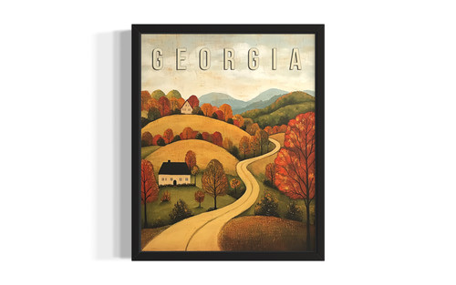 Georgia Fall wall art poster print