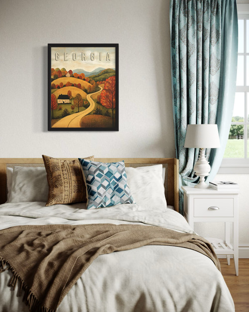 Georgia Fall Wall Art Print Poster