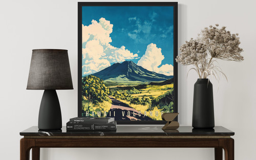 Hawaii Volcanoes Wall Art Print Poster Hawaii Volcanoes Wall Art Print Poster