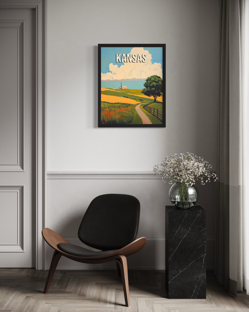 Kansas Spring Wall Art Print Poster