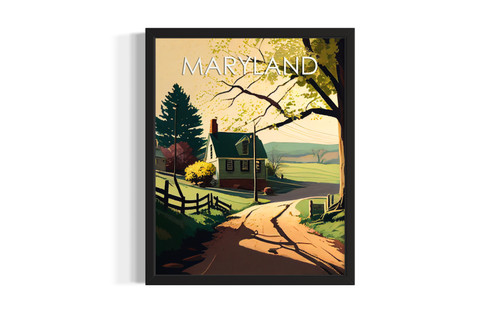 Maryland Scenery wall art poster print