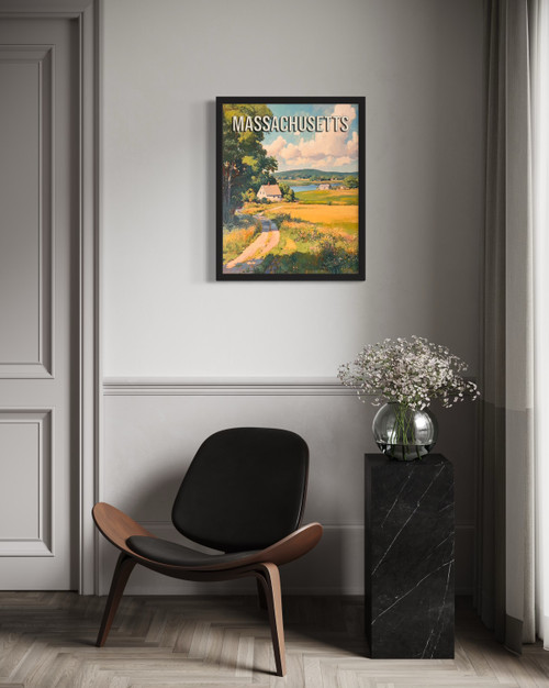 Massachusetts Spring Wall Art Print Poster