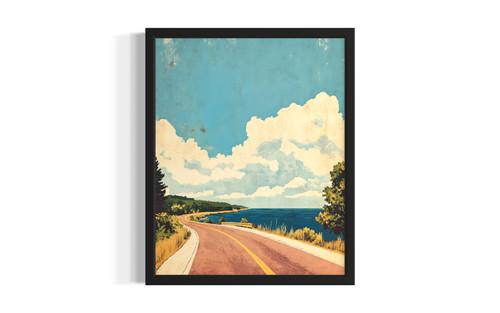 Michigan Scenic Byways wall art poster print