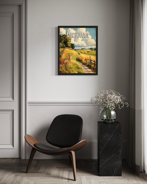 Michigan Summer Wall Art Print Poster