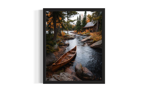 Miinnesota Boundary Waters wall art poster print